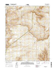 Pryor SE Colorado Current topographic map, 1:24000 scale, 7.5 X 7.5 Minute, Year 2016