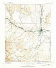 Pueblo Colorado Historical topographic map, 1:125000 scale, 30 X 30 Minute, Year 1894