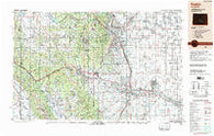Pueblo Colorado Historical topographic map, 1:250000 scale, 1 X 2 Degree, Year 1989