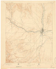 Pueblo Colorado Historical topographic map, 1:125000 scale, 30 X 30 Minute, Year 1897