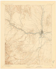 Pueblo Colorado Historical topographic map, 1:125000 scale, 30 X 30 Minute, Year 1897