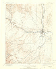 Pueblo Colorado Historical topographic map, 1:125000 scale, 30 X 30 Minute, Year 1894
