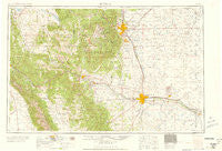 Pueblo Colorado Historical topographic map, 1:250000 scale, 1 X 2 Degree, Year 1958