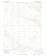 Punkin Center NW Colorado Historical topographic map, 1:24000 scale, 7.5 X 7.5 Minute, Year 1978