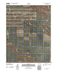 Punkin Center NW Colorado Historical topographic map, 1:24000 scale, 7.5 X 7.5 Minute, Year 2010