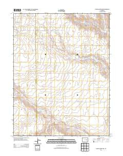 Punkin Center NW Colorado Historical topographic map, 1:24000 scale, 7.5 X 7.5 Minute, Year 2013