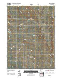 Purcell Colorado Historical topographic map, 1:24000 scale, 7.5 X 7.5 Minute, Year 2011