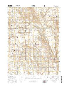 Purcell Colorado Current topographic map, 1:24000 scale, 7.5 X 7.5 Minute, Year 2016