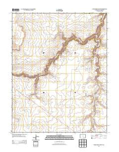 Purgatoire Canyon Colorado Historical topographic map, 1:24000 scale, 7.5 X 7.5 Minute, Year 2013