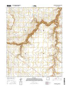 Purgatoire Canyon Colorado Current topographic map, 1:24000 scale, 7.5 X 7.5 Minute, Year 2016