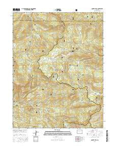 Quaker Mesa Colorado Current topographic map, 1:24000 scale, 7.5 X 7.5 Minute, Year 2016