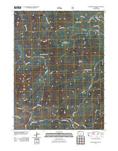 Quaker Mountain Colorado Historical topographic map, 1:24000 scale, 7.5 X 7.5 Minute, Year 2011