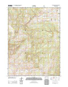 Quaker Mountain Colorado Historical topographic map, 1:24000 scale, 7.5 X 7.5 Minute, Year 2013