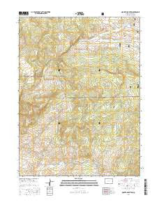 Quaker Mountain Colorado Current topographic map, 1:24000 scale, 7.5 X 7.5 Minute, Year 2016