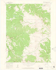 Rabbit Ears Peak Colorado Historical topographic map, 1:24000 scale, 7.5 X 7.5 Minute, Year 1956