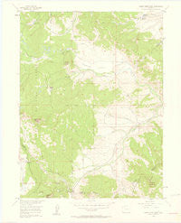 Rabbit Ears Peak Colorado Historical topographic map, 1:24000 scale, 7.5 X 7.5 Minute, Year 1956