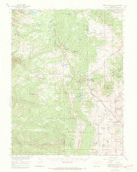 Rabbit Ears Peak Colorado Historical topographic map, 1:62500 scale, 15 X 15 Minute, Year 1956