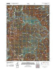 Rabbit Ears Peak Colorado Historical topographic map, 1:24000 scale, 7.5 X 7.5 Minute, Year 2011