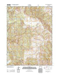 Rabbit Ears Peak Colorado Historical topographic map, 1:24000 scale, 7.5 X 7.5 Minute, Year 2013