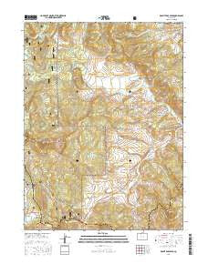 Rabbit Ears Peak Colorado Current topographic map, 1:24000 scale, 7.5 X 7.5 Minute, Year 2016