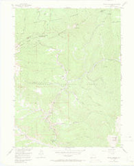 Radial Mountain Colorado Historical topographic map, 1:24000 scale, 7.5 X 7.5 Minute, Year 1956