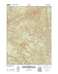 Radial Mountain Colorado Historical topographic map, 1:24000 scale, 7.5 X 7.5 Minute, Year 2013