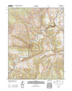 Radium Colorado Historical topographic map, 1:24000 scale, 7.5 X 7.5 Minute, Year 2013