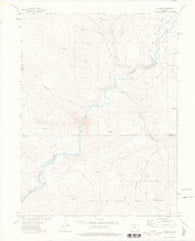 Radium Colorado Historical topographic map, 1:24000 scale, 7.5 X 7.5 Minute, Year 1972