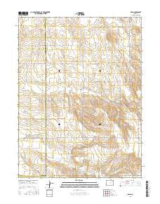 Rago Colorado Current topographic map, 1:24000 scale, 7.5 X 7.5 Minute, Year 2016