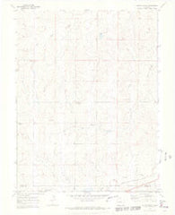 Ramah North Colorado Historical topographic map, 1:24000 scale, 7.5 X 7.5 Minute, Year 1970