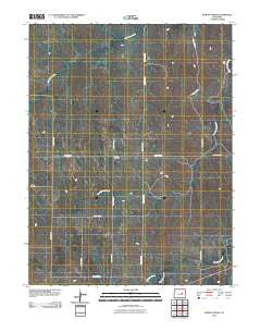 Ramah North Colorado Historical topographic map, 1:24000 scale, 7.5 X 7.5 Minute, Year 2010