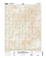 Ramah North Colorado Current topographic map, 1:24000 scale, 7.5 X 7.5 Minute, Year 2016