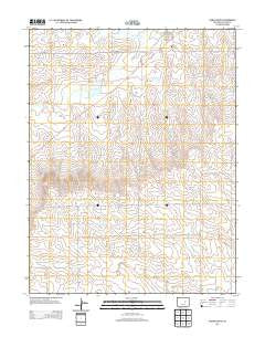 Ramah South Colorado Historical topographic map, 1:24000 scale, 7.5 X 7.5 Minute, Year 2013