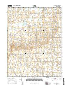 Ramah South Colorado Current topographic map, 1:24000 scale, 7.5 X 7.5 Minute, Year 2016