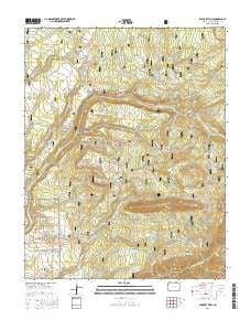 Rampart Hills Colorado Current topographic map, 1:24000 scale, 7.5 X 7.5 Minute, Year 2016