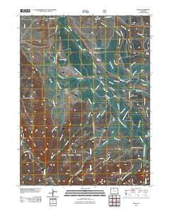 Rand Colorado Historical topographic map, 1:24000 scale, 7.5 X 7.5 Minute, Year 2011