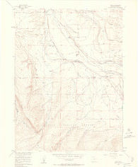Rand Colorado Historical topographic map, 1:24000 scale, 7.5 X 7.5 Minute, Year 1956