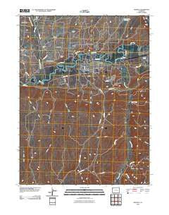 Rangely Colorado Historical topographic map, 1:24000 scale, 7.5 X 7.5 Minute, Year 2010