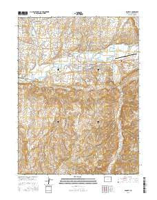 Rangely Colorado Current topographic map, 1:24000 scale, 7.5 X 7.5 Minute, Year 2016