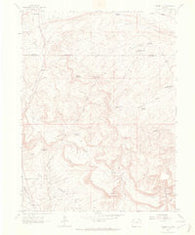Rangely NE Colorado Historical topographic map, 1:24000 scale, 7.5 X 7.5 Minute, Year 1962