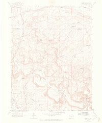 Rangely NE Colorado Historical topographic map, 1:24000 scale, 7.5 X 7.5 Minute, Year 1962