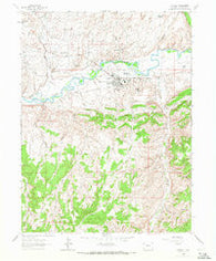 Rangely Colorado Historical topographic map, 1:24000 scale, 7.5 X 7.5 Minute, Year 1962