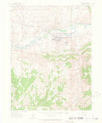 Rangely Colorado Historical topographic map, 1:24000 scale, 7.5 X 7.5 Minute, Year 1962