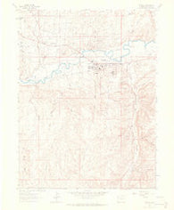 Rangely Colorado Historical topographic map, 1:24000 scale, 7.5 X 7.5 Minute, Year 1962