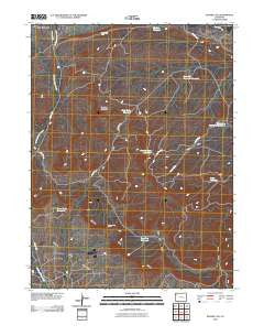 Rangely NE Colorado Historical topographic map, 1:24000 scale, 7.5 X 7.5 Minute, Year 2010