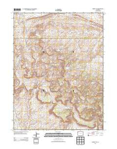 Rangely NE Colorado Historical topographic map, 1:24000 scale, 7.5 X 7.5 Minute, Year 2013