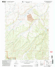 Rattlesnake Butte Colorado Historical topographic map, 1:24000 scale, 7.5 X 7.5 Minute, Year 2000