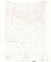 Rattlesnake Mesa Colorado Historical topographic map, 1:24000 scale, 7.5 X 7.5 Minute, Year 1966