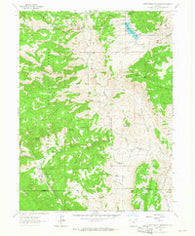 Rattlesnake Reservoir Colorado Historical topographic map, 1:24000 scale, 7.5 X 7.5 Minute, Year 1962