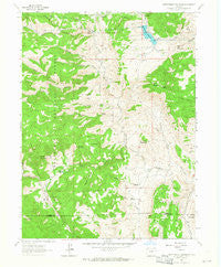 Rattlesnake Reservoir Colorado Historical topographic map, 1:24000 scale, 7.5 X 7.5 Minute, Year 1962